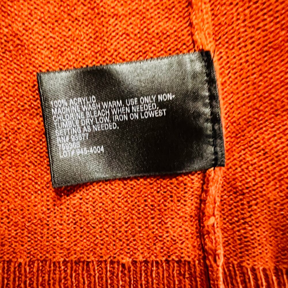 East 5th Open Front Asymmetrical Hem Knit Cardigan Size 1X NWT Burnt Orange - Picture 6 of 9